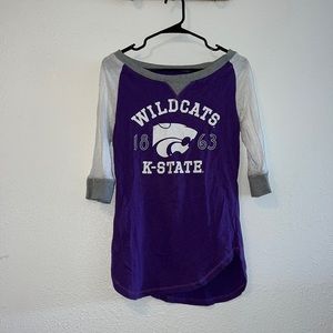 Kansas State University K-State Kstate top t shirt wildcats Small